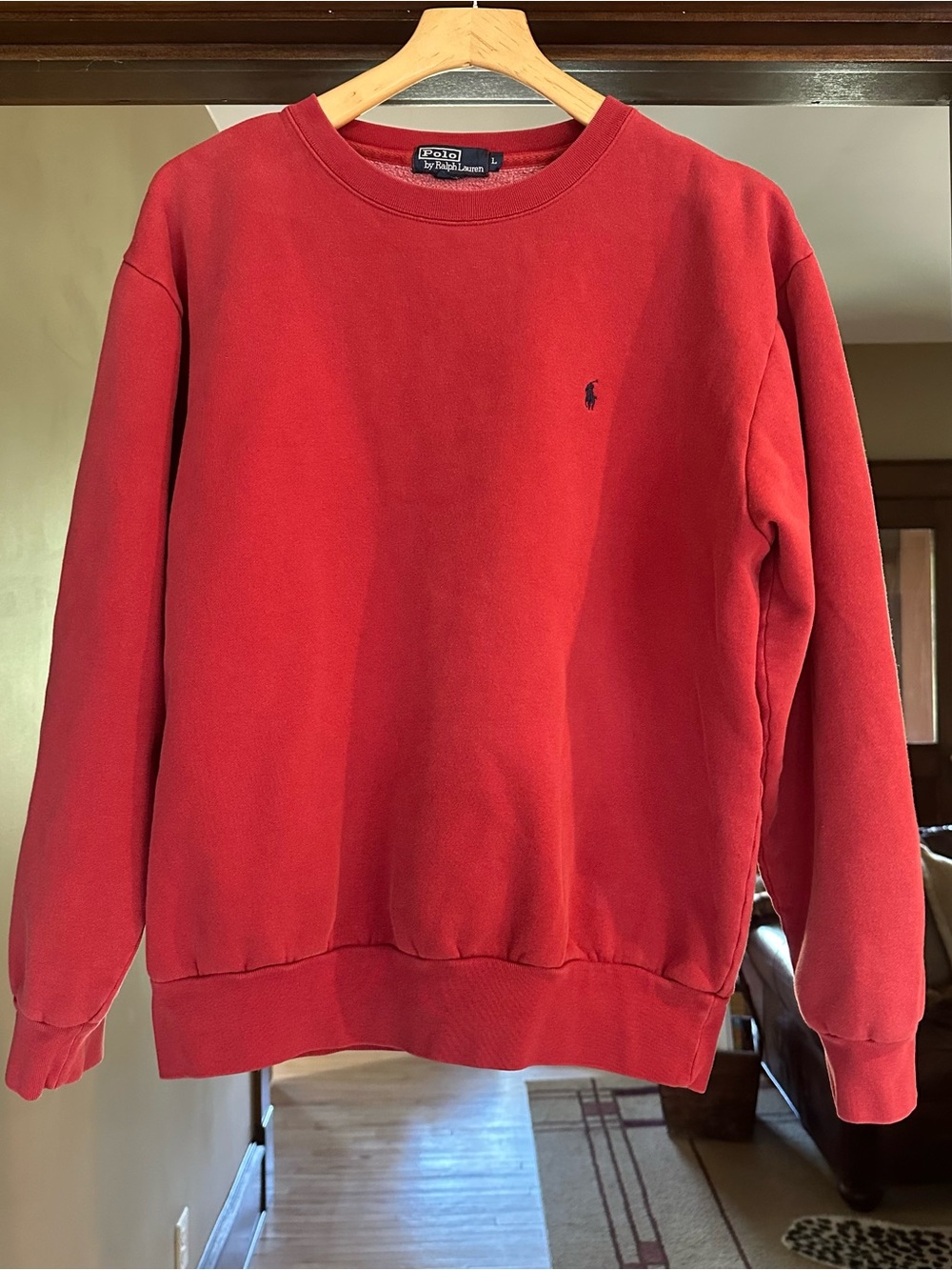 Polo by Ralph Lauren Red Crewneck Sweatshirt - Men’s/Unisex